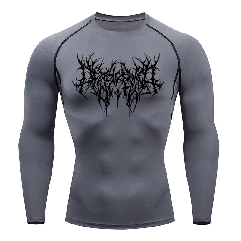 Camiseta masculina masculina corrida esportiva camiseta masculina compressão fitness tops camiseta secagem rápida treinamento apertado academia esporte corrida camisas jersey