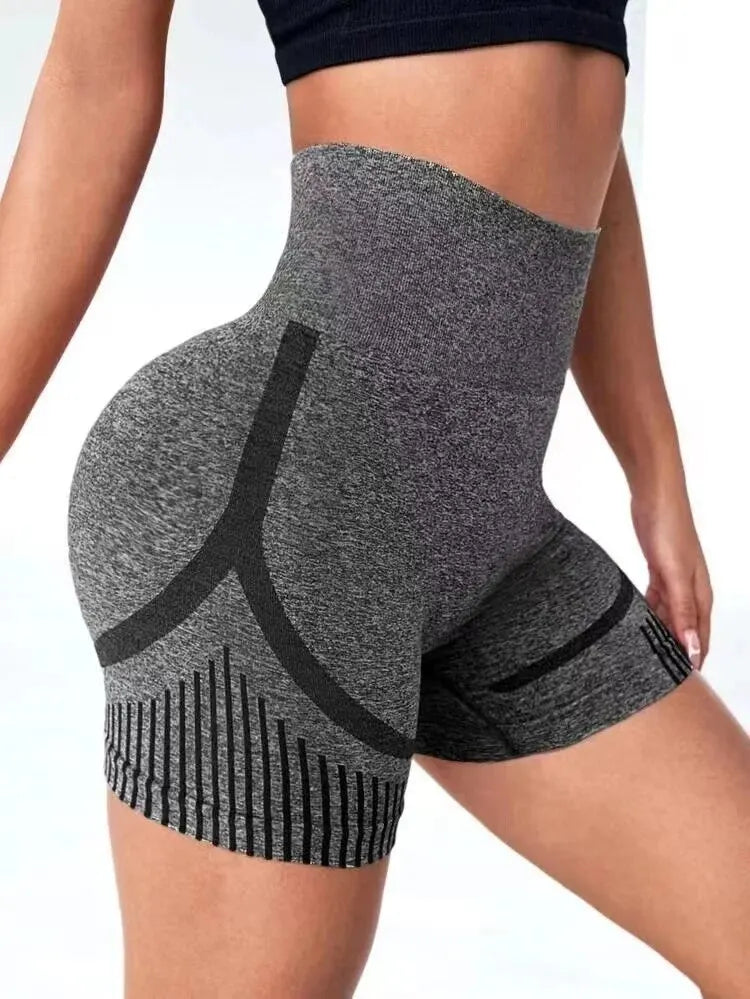 Shorts de ioga femininos, shorts de cintura alta para exercícios, fitness, ioga, levantamento de bumbum, fitness, feminino, ioga, academia, corrida, calças curtas, roupas esportivas