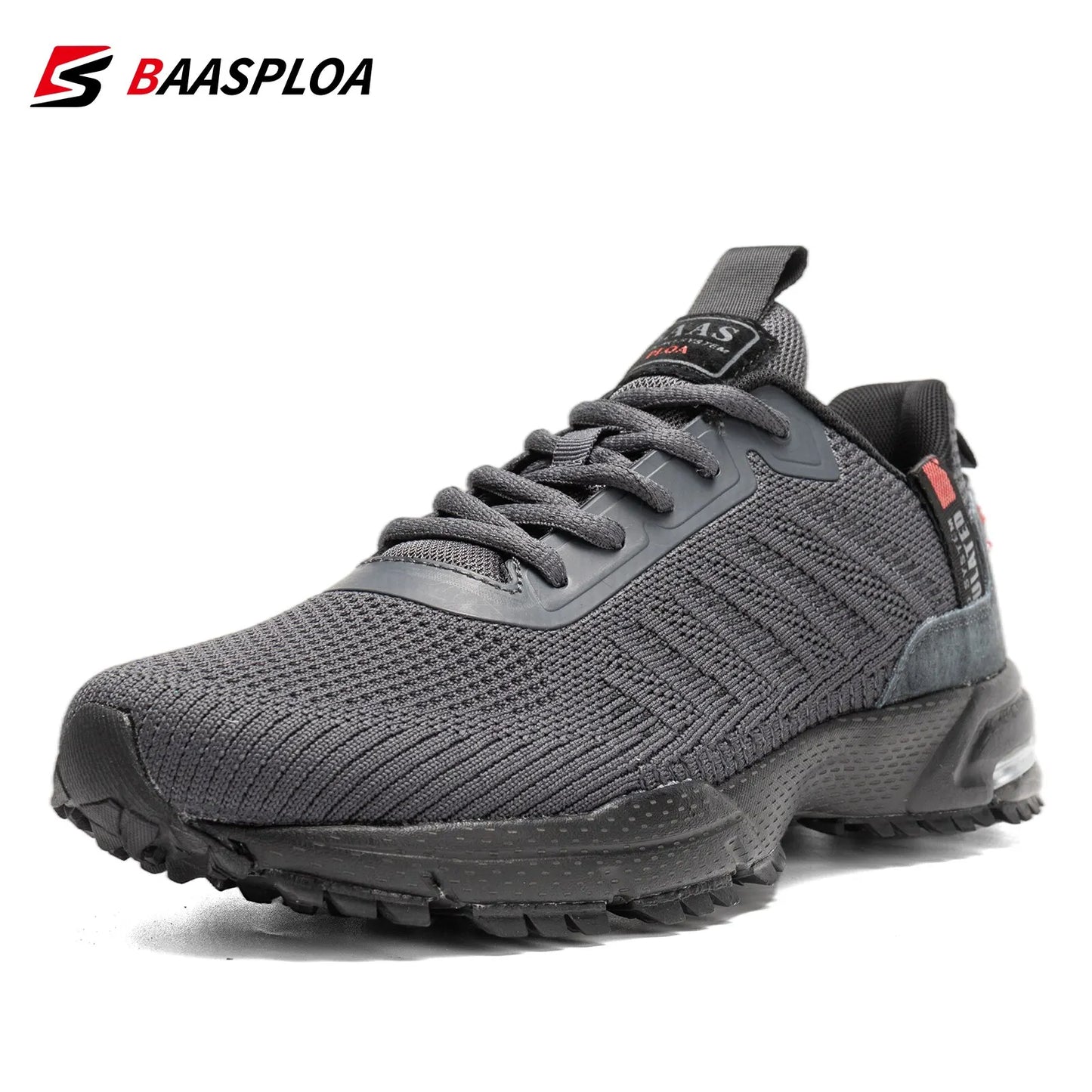 Baasploa Men Running Shoes Tênis Leves Designer Sneaker Masculino Respirável Tênis Antiderrapante 2023 Novos Sapatos Esportivos