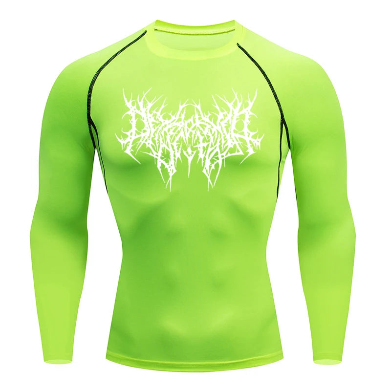 Camiseta masculina masculina corrida esportiva camiseta masculina compressão fitness tops camiseta secagem rápida treinamento apertado academia esporte corrida camisas jersey