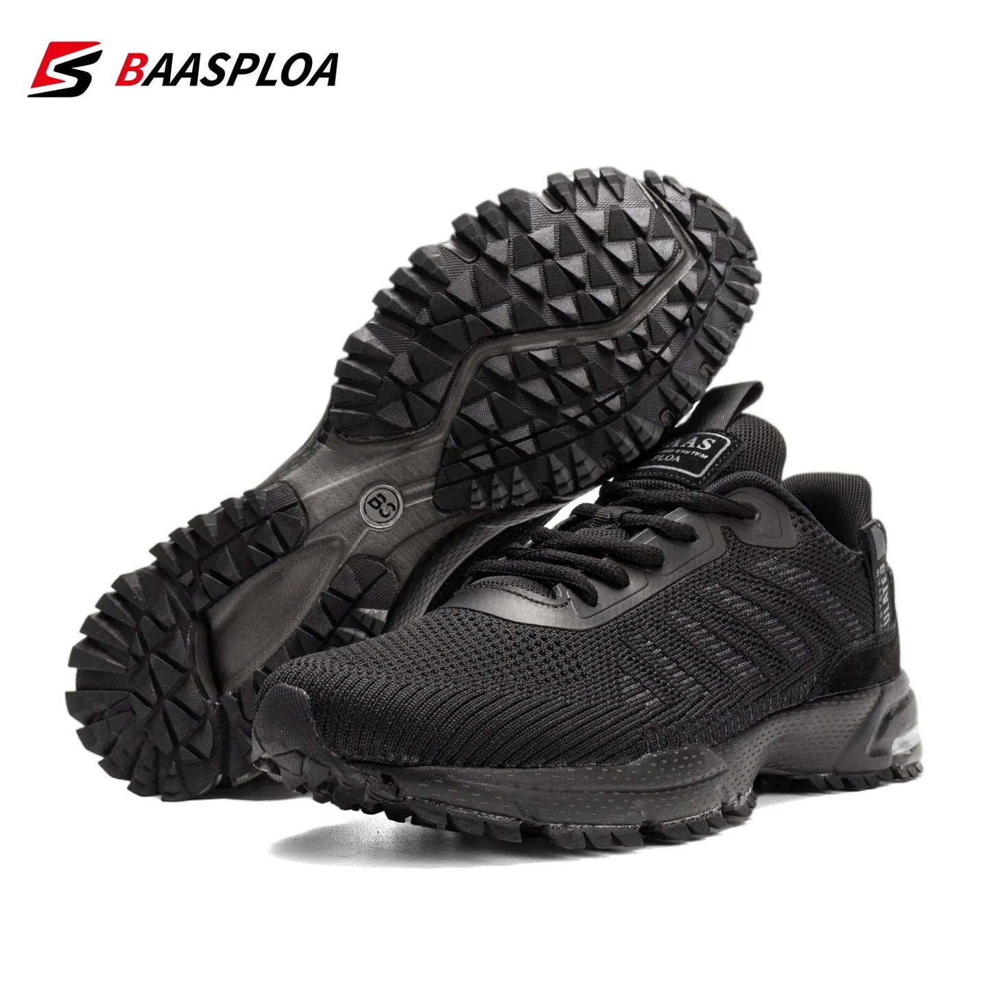 Baasploa Men Running Shoes Tênis Leves Designer Sneaker Masculino Respirável Tênis Antiderrapante 2023 Novos Sapatos Esportivos