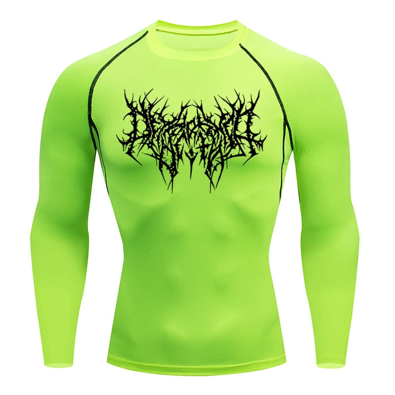 Camiseta masculina masculina corrida esportiva camiseta masculina compressão fitness tops camiseta secagem rápida treinamento apertado academia esporte corrida camisas jersey