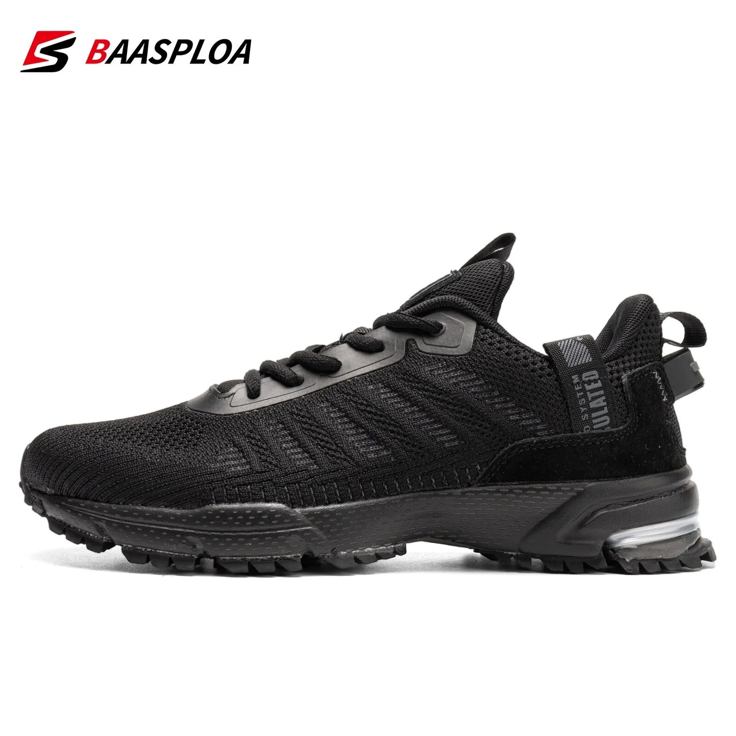 Baasploa Men Running Shoes Tênis Leves Designer Sneaker Masculino Respirável Tênis Antiderrapante 2023 Novos Sapatos Esportivos