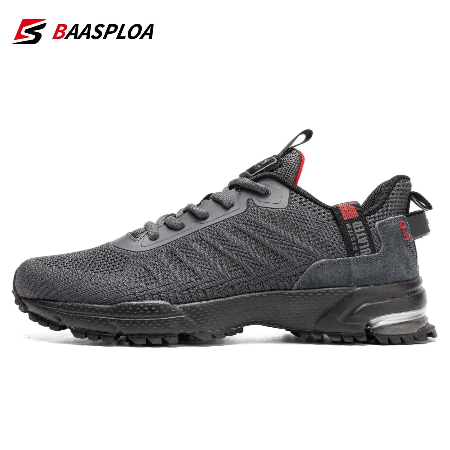 Baasploa Men Running Shoes Tênis Leves Designer Sneaker Masculino Respirável Tênis Antiderrapante 2023 Novos Sapatos Esportivos